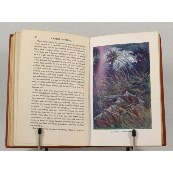 Antique Art Deco Book "Martin Rattler" by R M Ballantyne, Thomas Nelson and Sons - Picture 7 of 8